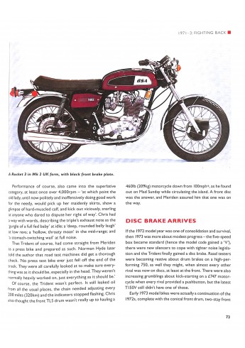 TRIUMPH TRIDENT EN BSA ROCKET 3