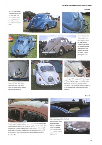 VW Beetle Specification Guide 1949-1967