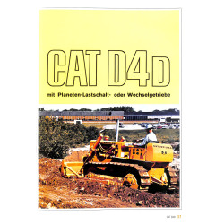 Caterpillar Bulldozer-Prospekte