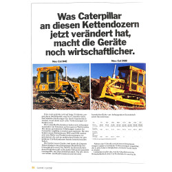 Caterpillar Bulldozer-Prospekte