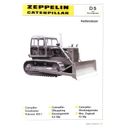 Caterpillar Bulldozer-Prospekte