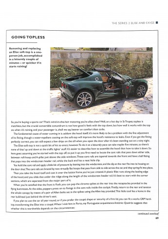 LOTUS ELISE EN EXIGE 1995-2020