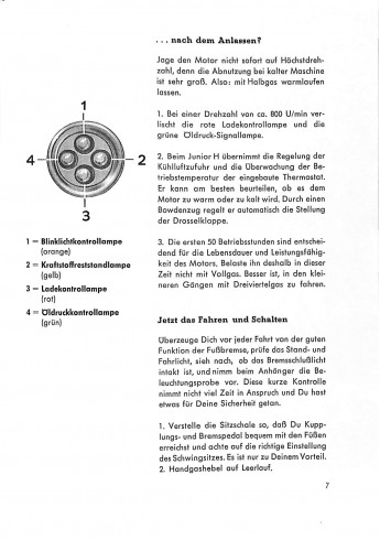 P04 - Bedienungsanleitung Porsche-Diesel Junior 108 , 14 pk