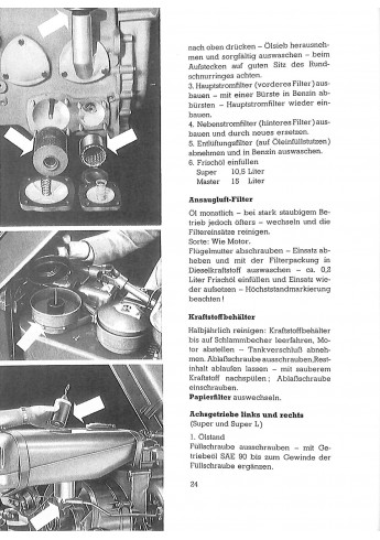 P11 - Bedienungsanleitung Super N 308, Super L 308, Master 408