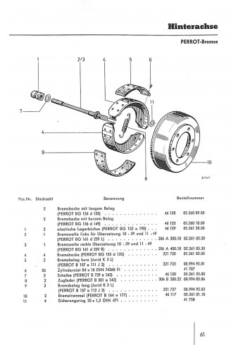 P15 - Ersatzteilliste Porsche-Diesel  AP16  /  Allgaier  A116