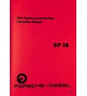 P16 - Bedienungsanleitung Porsche-Diesel AP18, 18 pk