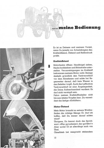 P16 - Bedienungsanleitung Porsche-Diesel AP18, 18 pk