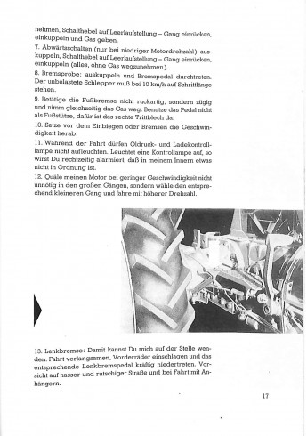 P16 - Bedienungsanleitung Porsche-Diesel AP18, 18 pk
