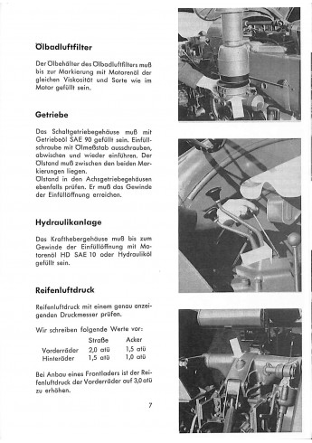 P19 - Bedienungsanleitung Porsche-Diesel, Super N309, Super L 319, Master 419