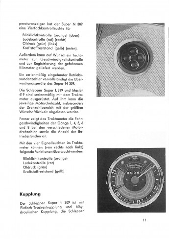 P19 - Bedienungsanleitung Porsche-Diesel, Super N309, Super L 319, Master 419