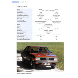 Audi Typenkunde, Audi 60 bis A5