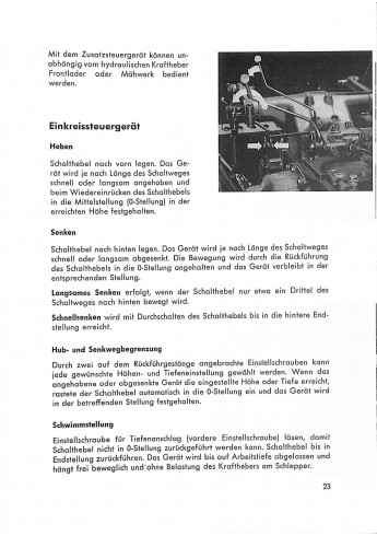 P19 - Bedienungsanleitung Porsche-Diesel, Super N309, Super L 319, Master 419
