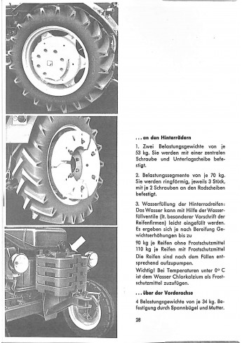 P18 Betriebsanleitung: Standard 218, (V 218), 25 PS