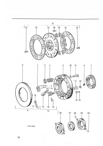 P20 - Ersatzteilliste Porsche-Diesel Super 308, Master 408, A 133, P133