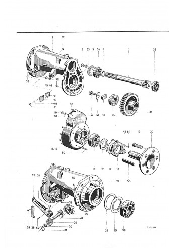 P20 - Ersatzteilliste Porsche-Diesel Super 308, Master 408, A 133, P133