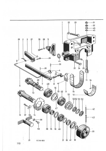 P20 - Ersatzteilliste Porsche-Diesel Super 308, Master 408, A 133, P133