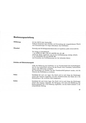 P21 - Porsche-Diesel Hydraulikanlagen, Technik, Bedienung, Reperaturetc.