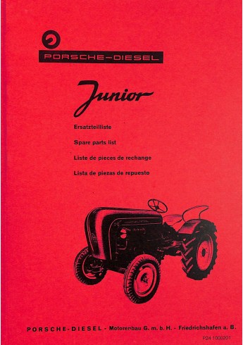 P24 - Werkstatt-Ersatzteilliste: Junior 108, 109