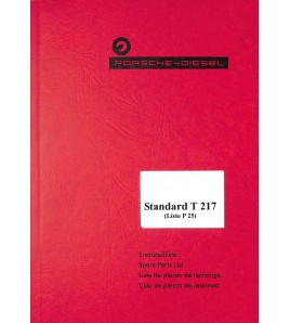 P25 - Werkstatt- Ersatzteile (onderdelenboek) Standard T 217