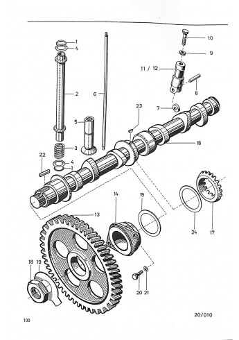 P25 - Werkstatt- Ersatzteile (onderdelenboek) Standard T 217