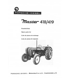 P27 - Werkstatt Ersatzteilliste Porsche-Diesel Master 418/419