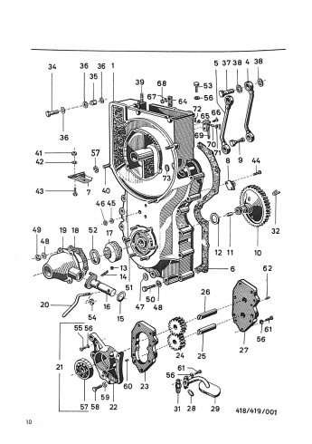 P27 - Werkstatt Ersatzteilliste Porsche-Diesel Master 418/419