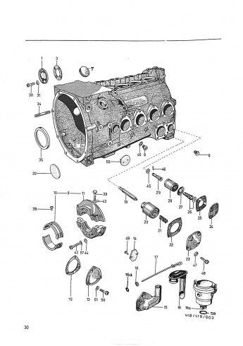 P27 - Werkstatt Ersatzteilliste Porsche-Diesel Master 418/419