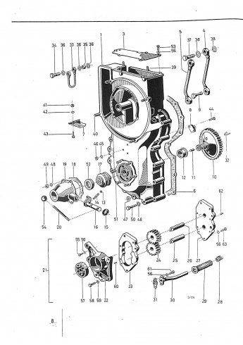 P33 - Ersatzteilliste Porsche-Diesel P122 (A122), Standard 208