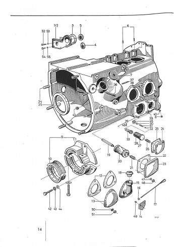 P33 - Ersatzteilliste Porsche-Diesel P122 (A122), Standard 208