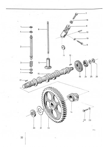 P33 - Ersatzteilliste Porsche-Diesel P122 (A122), Standard 208