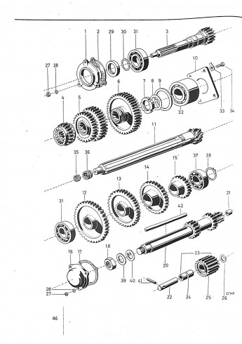 P33 - Ersatzteilliste Porsche-Diesel P122 (A122), Standard 208