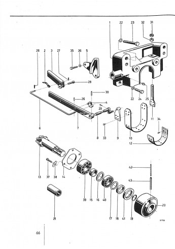 P33 - Ersatzteilliste Porsche-Diesel P122 (A122), Standard 208