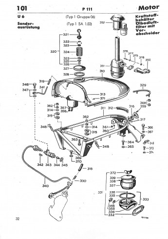 P34 - Ersatzteilliste Porsche-Diesel P111