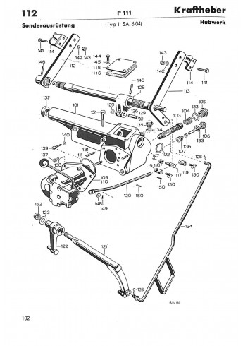 P34 - Ersatzteilliste Porsche-Diesel P111