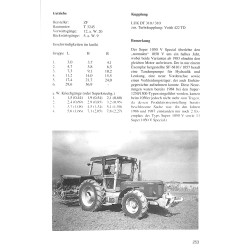 Alle Traktoren von Schluter Typen und Daten