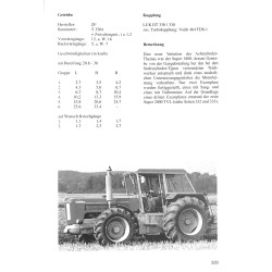 Alle Traktoren von Schluter Typen und Daten