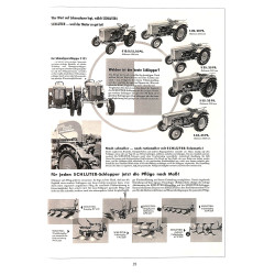 Schluter Illustrierte und Schlepper-Prospekte
