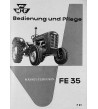 F01 Massey Ferguson Bedienung und Pflege FE35