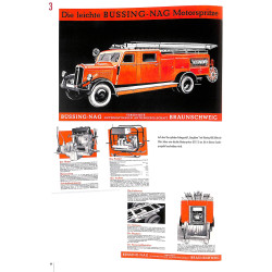 Deutsche Feuerwehr Fahrzeuge in Historischen Prospekten