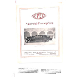 Deutsche Feuerwehr Fahrzeuge in Historischen Prospekten