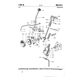 Ersatzteilliste für den Allgaier Dieselschlepper A111, onderdelenlijst
