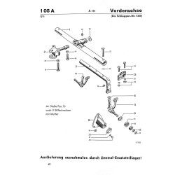 Ersatzteilliste für den Allgaier Dieselschlepper A111, onderdelenlijst