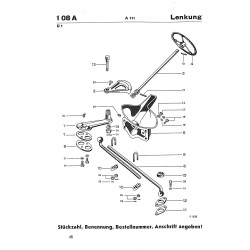Ersatzteilliste für den Allgaier Dieselschlepper A111, onderdelenlijst