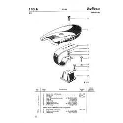 Ersatzteilliste für den Allgaier Dieselschlepper A111, onderdelenlijst