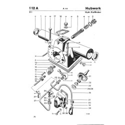Ersatzteilliste für den Allgaier Dieselschlepper A111, onderdelenlijst