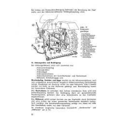 Betriebsanleitung für die Allgaier Dieselschlepper A111 A111V, gebruiksaanwijzing, handleiding 