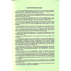 Betriebsanleitung für die Allgaier Dieselschlepper A111 A111V, gebruiksaanwijzing, handleiding 