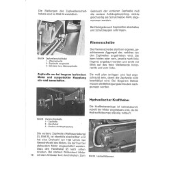 Bedienungsanleitung Porsche-Diesel Standard Star, Super Export, gebruiksaanwijzing
