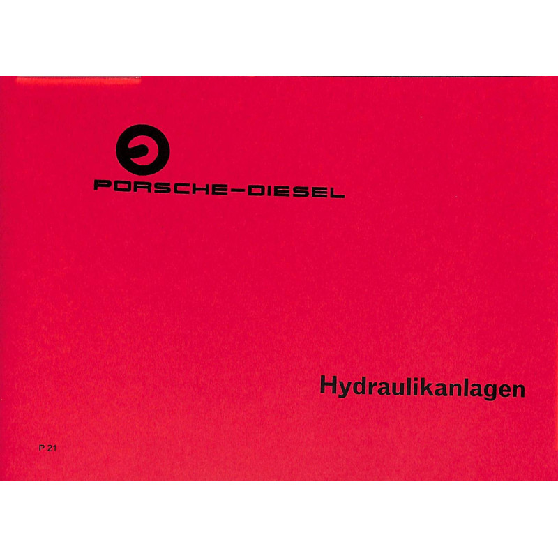 Porsche-Diesel Hydraulikanlagen, hydrauliek uitrusting 