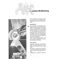 Bedienungsanleitung Porsche-Diesel AP18, gebruiksaanwijzing